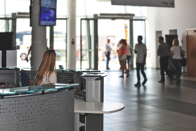 Building reception and entrance area illustrating the importance of ACT awareness training in recognising suspicious activity.